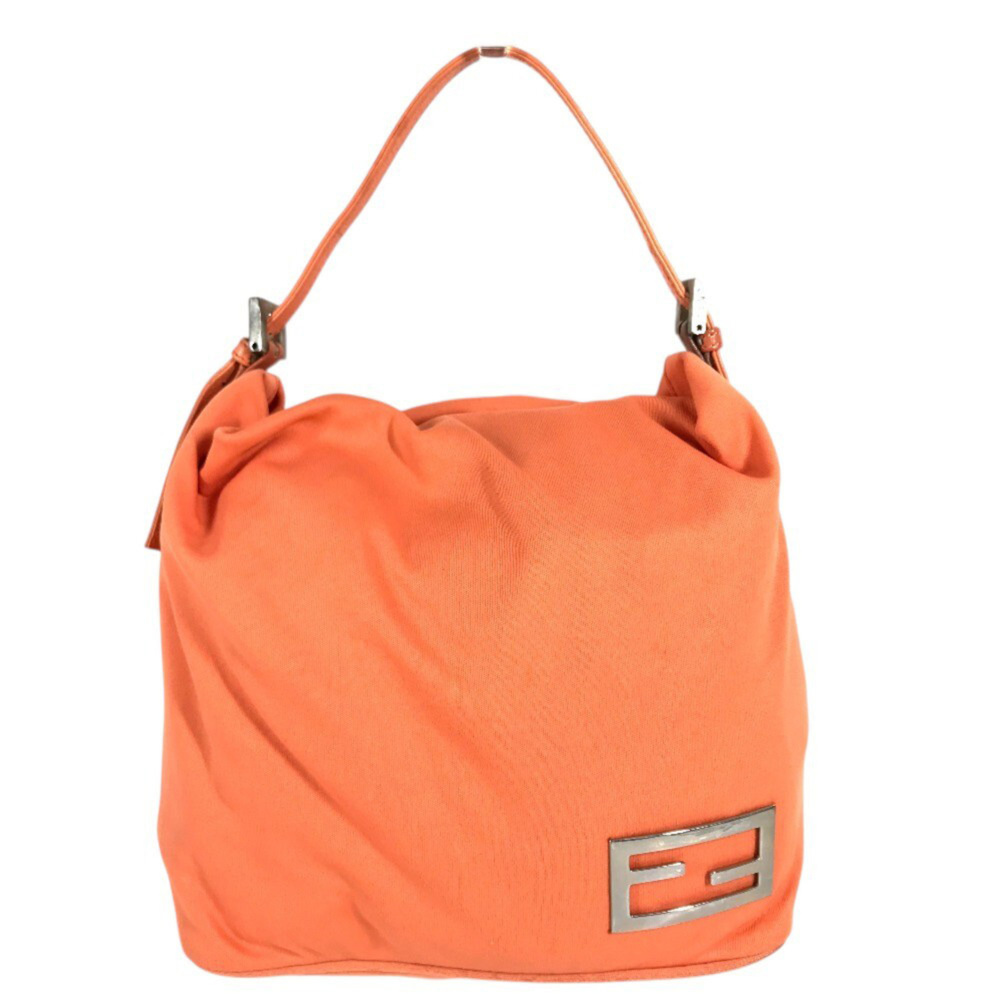 FENDI FF Logo Handbag, Mini Drawstring Bag, Tote Shoulder Nylon Canvas, Men's...